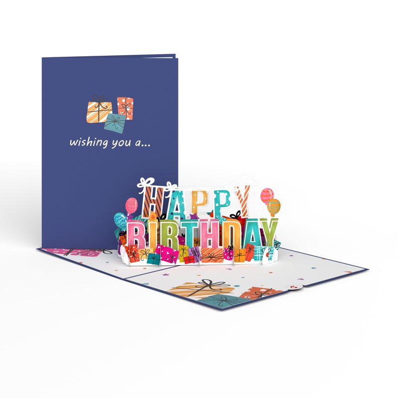 Lovepop Birthday Pop-Up Card for Her, Him, Girls, Boys - 3D Celebration Cards - Happy Birthday Presents - 5" x 7" - Blank Notecard & Envelope Included - Image 2